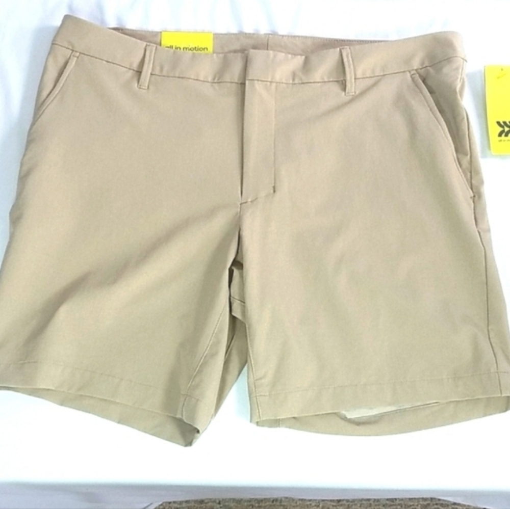 All In Motion Men's Khaki Performance Golfing Shorts Size 40